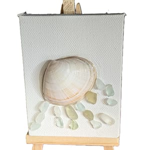 Small Sea Glass Art - Jelly Fish