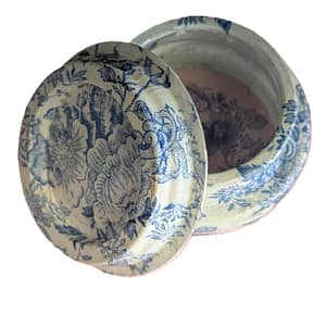 Trinket Jar - Blue Pattern