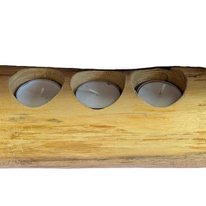 Wooden Tealight Candle Holder