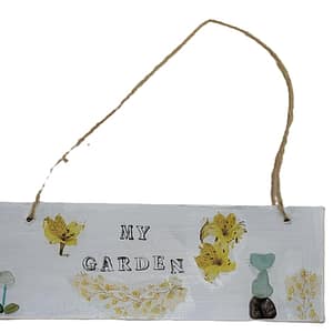 Wooden My Garden Sign