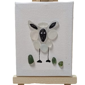 Sea Glass Sheep - With Stand
