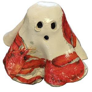 Large Ghost - Red and White