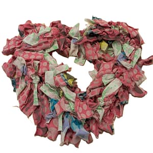 Decretive Festive Rag Heart