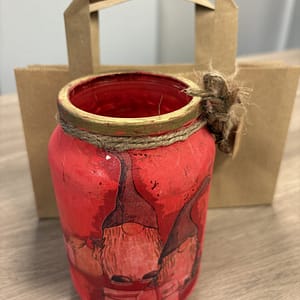 Large Jar with Gnomes