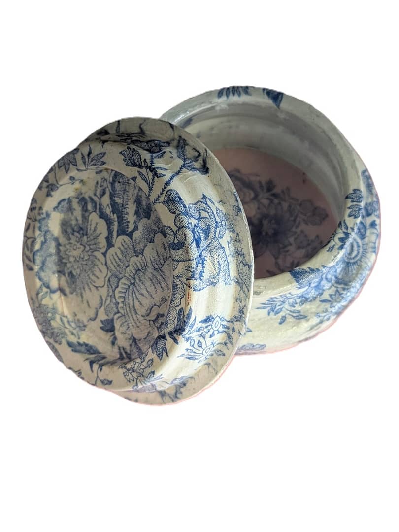 Trinket Jar - Blue Pattern