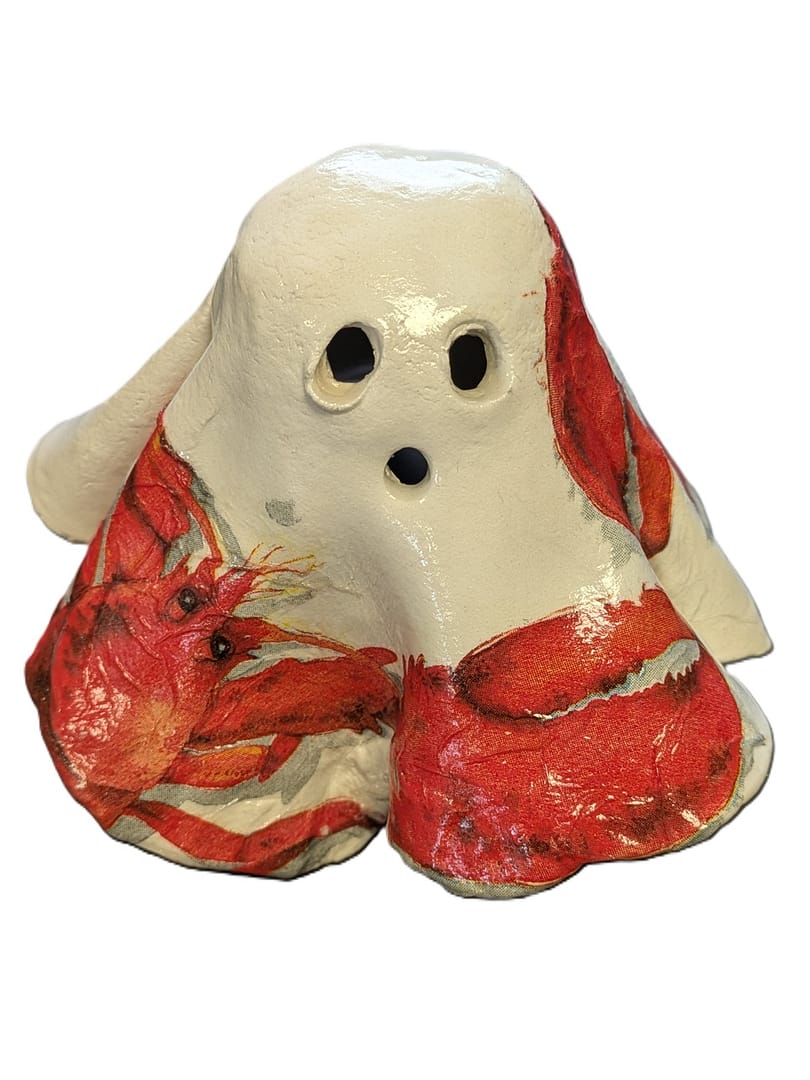 Large Ghost - Red and White